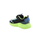 24-es Primigi Led-es kisfiú sportcipő, cápás, fekete/lime 