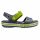 Crocs kisfiú szandál, szürke/zöld- 20/21