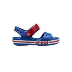 C7 Crocs kisfiú szandál, kék/piros- 23/24