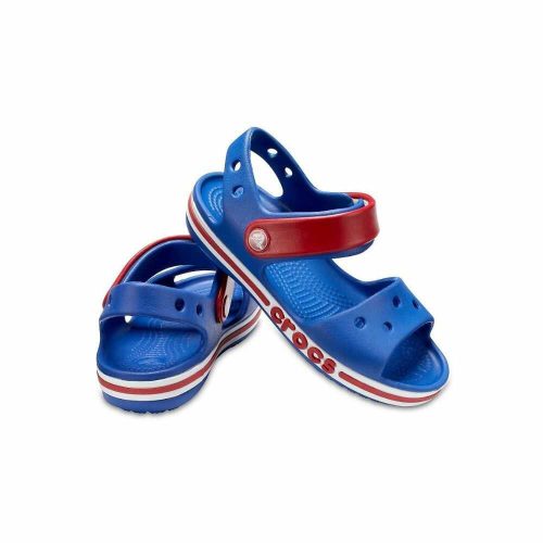 C7 Crocs kisfiú szandál, kék/piros- 23/24