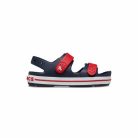 J1-es Crocs kisfiú szandál, Crocband Cruiser - tépőzáras, kék/piros 32/33
