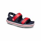 J1-es Crocs kisfiú szandál, Crocband Cruiser - tépőzáras, kék/piros 32/33