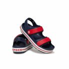 J1-es Crocs kisfiú szandál, Crocband Cruiser - tépőzáras, kék/piros 32/33