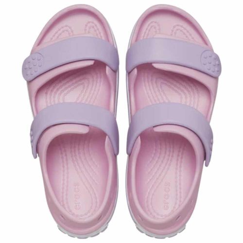 J1 Crocs kislány szandál, Crocband Cruiser - tépőzáras, Balerina pink, 32/33