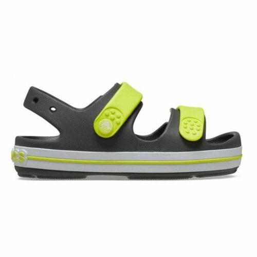 C4 Crocs kisfiú szandál, Crocband Cruiser - tépőzáras, szürke/zöld