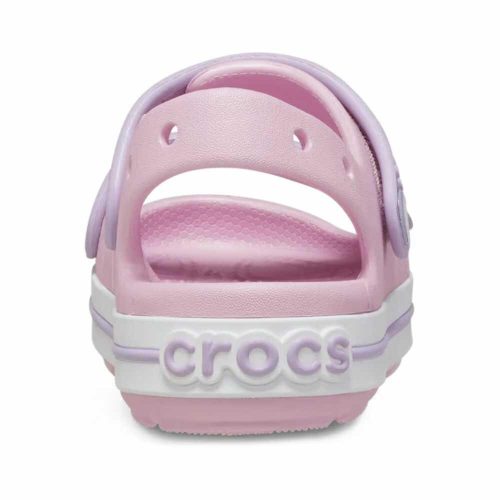 C10-es Crocs kislány szandál, Crocband Cruiser - tépőzáras, Balerina pink 27/28