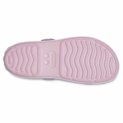 C6-os Crocs kislány szandál, Crocband Cruiser - tépőzáras, Balerina pink 22/23
