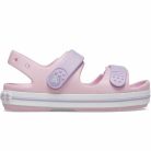 C9-es Crocs kislány szandál, Crocband Cruiser - tépőzáras, Balerina pink 25/26