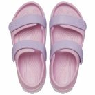 C9-es Crocs kislány szandál, Crocband Cruiser - tépőzáras, Balerina pink 25/26