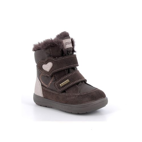 22-es Primigi Gore-tex vízálló lány téli cipő, sötétbarna/rosegold