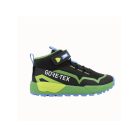 28-as Primigi fiú Gore-Tex vízálló magasszárú sportcipő- fekete/zöld