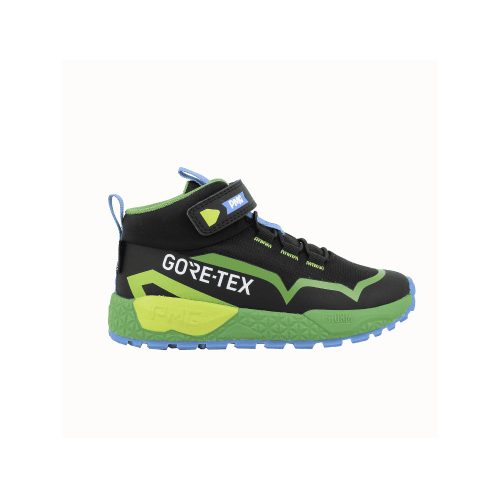 28-as Primigi fiú Gore-Tex vízálló magasszárú sportcipő- fekete/zöld