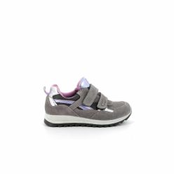   PRIMIGI GORE-TEX vízálló lány sportcipő, szürke/levendula