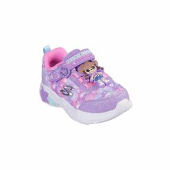   23-as Skechers lány sportcipő -Snuggle Sneaks - Skech Squad, babás - lila