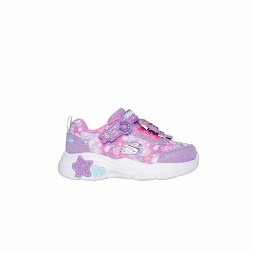 24-es Skechers lány sportcipő -Snuggle Sneaks - Skech Squad, babás - lila