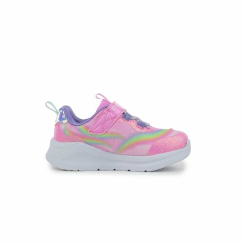 24-es Skechers villogó lány sportcipő -Unicorn Chaser, unicornisos, rózsaszín