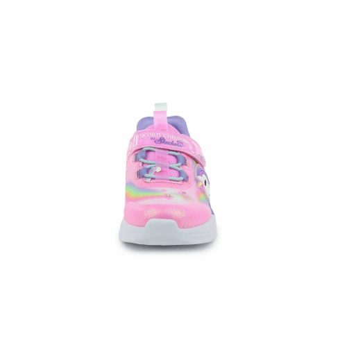 24-es Skechers villogó lány sportcipő -Unicorn Chaser, unicornisos, rózsaszín