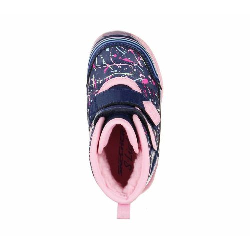 Skechers Power Paint S Lights, sötétkék - Kislány Hótaposó