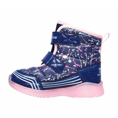 Skechers Power Paint S Lights, sötétkék - Kislány Hótaposó