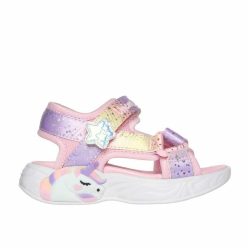   33-as Skechers unikornis kislány szandál Unicorn Dreams - világos rózsaszín