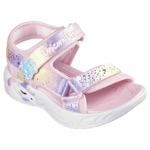 33-as Skechers unikornis kislány szandál Unicorn Dreams - világos rózsaszín