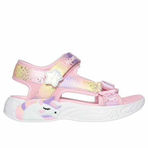 33-as Skechers unikornis kislány szandál Unicorn Dreams - világos rózsaszín