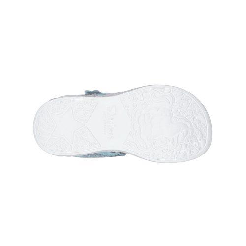 Skechers Unicorn Dreams, unicornisos kislány szandál-türkiz/lila