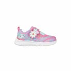 Skechers Comfy Flex 2.0 - Dancing Daisy - vídám virágos kislány sportcipő, rózsaszín