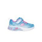 23-as Skechers lány sportcipő - My Dreamers, világítós sellő mintás, kék 