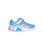 23-as Skechers lány sportcipő - My Dreamers, világítós sellő mintás, kék 