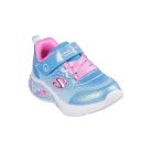 23-as Skechers lány sportcipő - My Dreamers, világítós sellő mintás, kék 