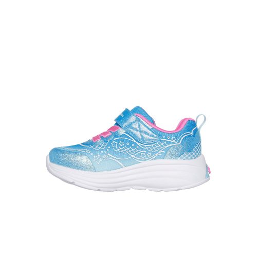 23-as Skechers lány sportcipő - My Dreamers, világítós sellő mintás, kék 