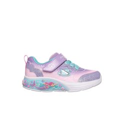   23-as Skechers lány sportcipő - My Dreamers, világítós sellő mintás, lila 