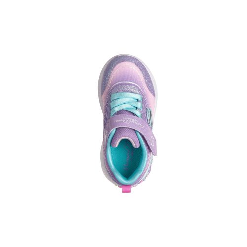 23-as Skechers lány sportcipő - My Dreamers, világítós sellő mintás, lila 