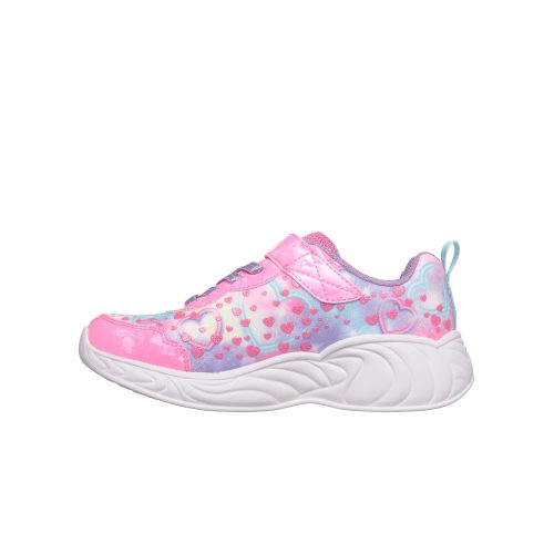 28-as Skechers villogós unikornisos lány sportcipő, rózsaszín
