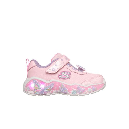 24-es Skechers lány sportcipő - Lil Butterfly, villogó lány sportcipő – pillangós