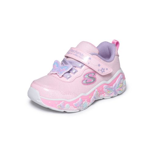 24-es Skechers lány sportcipő - Lil Butterfly, villogó lány sportcipő – pillangós