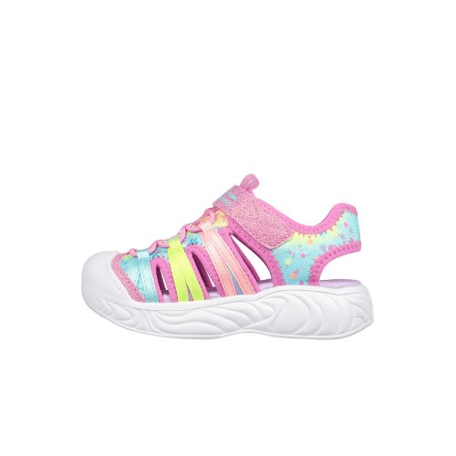 Skechers Unicorn Dreams Explorer, unicornis kislány zárt orrú szandál-rózsaszín