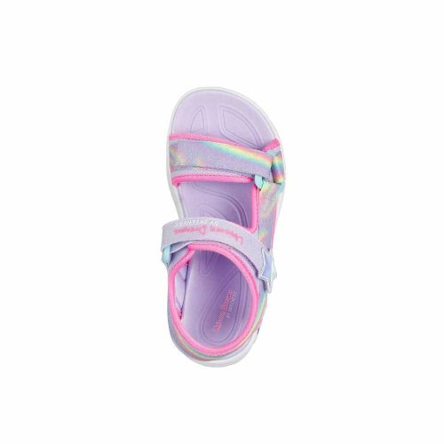 28-as Skechers unikornis szandál, Dreamy Unicorns - levendula/multicolor