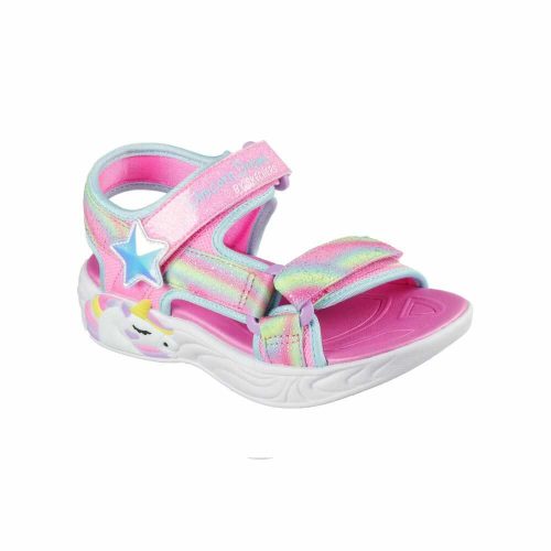 27-es Skechers unikornis szandál, Dreamy Unicorns - rózsaszín/multicolor