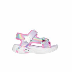   23-as Skechers unikornis szandál, Dreamy Unicorns - levendula/multicolor