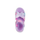 28-as Skechers villogó lány szandál, pillangós, lila/multicolor