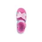 30-as Skechers villogó lány szandál, pillangós, rózsaszín/multicolor