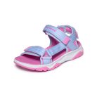 28-as Skechers lány szandál, világoskék/rózsaszín