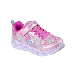 27-es Skechers villogós lány sportcipő, rózsaszín