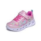 30-as Skechers villogós lány sportcipő, rózsaszín