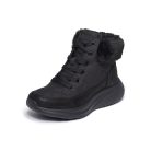 33-as Skechers lány bokacsimza, Bounder Pro - Cozy Fit Luxe, fekete