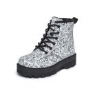 29-es Skechers lány átmeneti bokacsizma, Gravlen HI – Doodle Down, fekete/fehér 