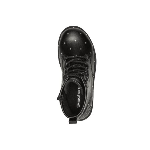 33-as Skechers lány átmeneti bokacsizma, Gravlen HI – Jewels Strut, fekete 