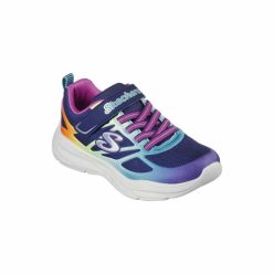   27-es Skechers lány sportcipő - Power Jams - sötétkék/multi